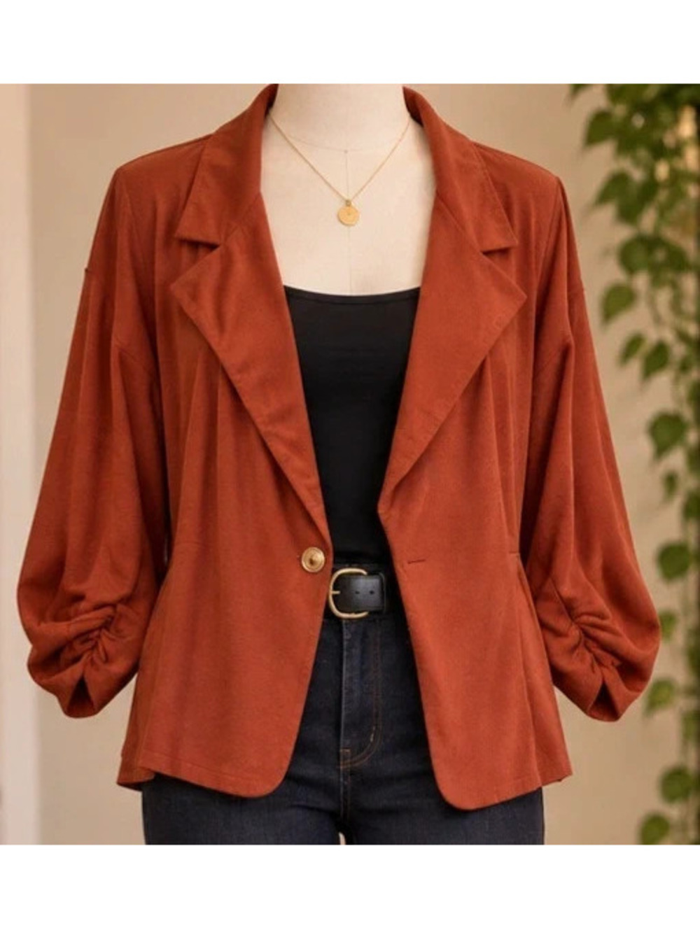NY invasikn orange cardigan fall